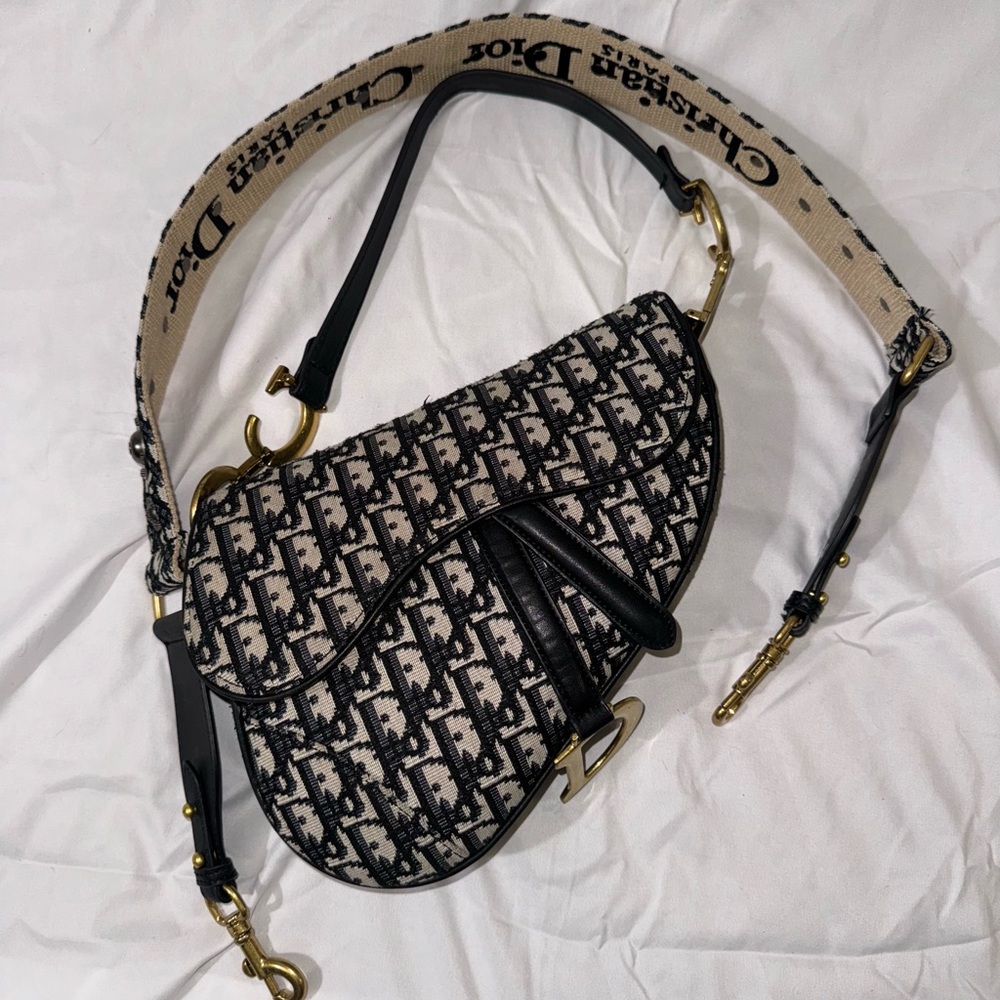 Dior monogram Saddle bag